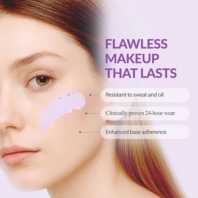 Orange Skin Delete Lavender Mini Pore Primer Korean Makeup 10g 0.35 oz