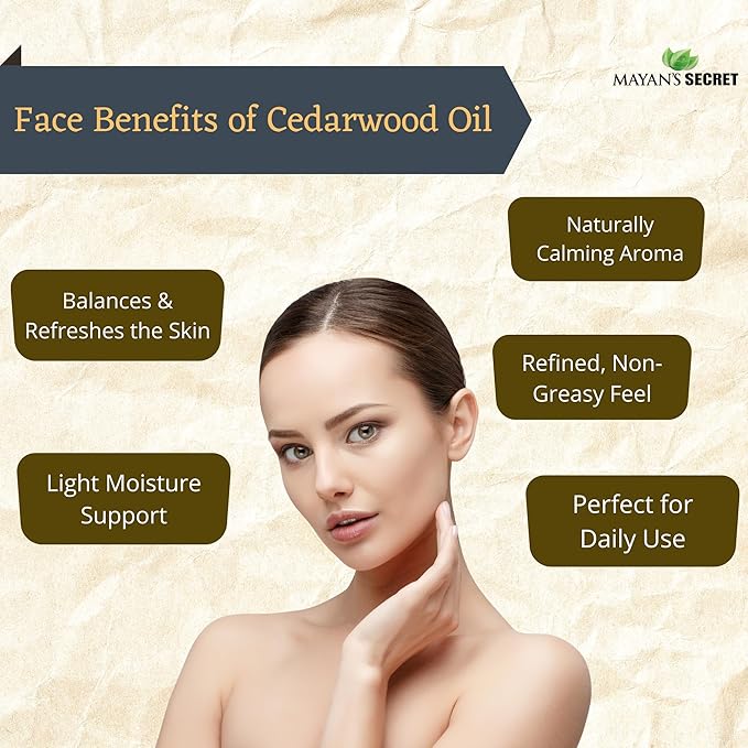 Mayan's Secret - 4oz Pure Cedarwood Essential Oil Organic - 100% Pure