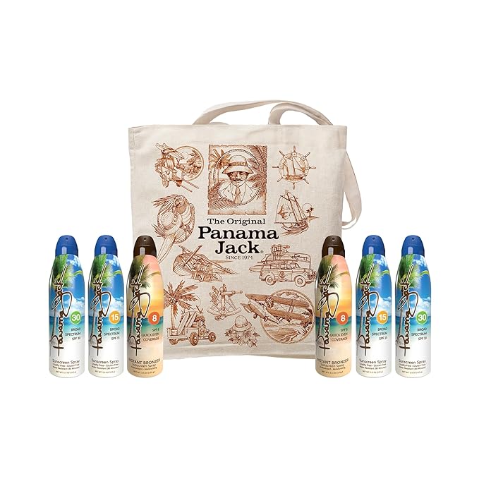Panama Jack Sunscreen Packs - The perfect Sunscreens and Skin Care for every Occasion (Original Sprays)