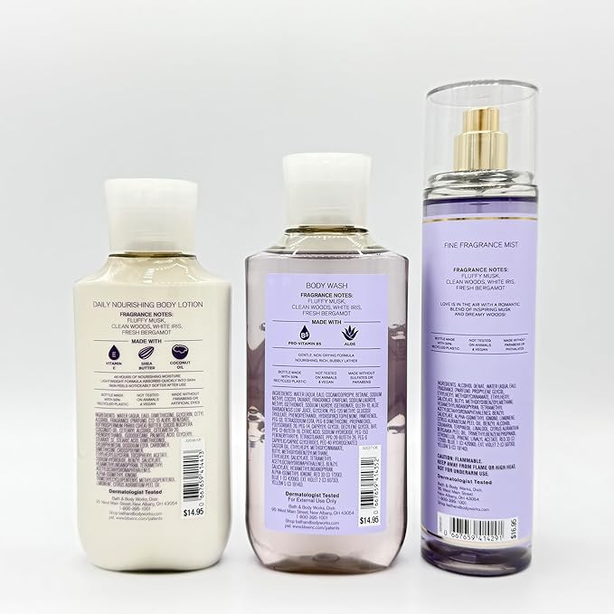 Bath & Body Works Lovely Dreamer 3-Piece Set | Includes: Body Lotion, Body Wash and Fine Fragrance Mist