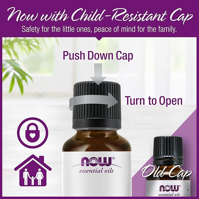 NOW Foods Essential Oils, Patchouli Oil, Earthy Aromatherapy Scent, Steam Distilled, 100% Pure, Vegan, Child Resistant Cap, 1-Ounce (Pack of 2)