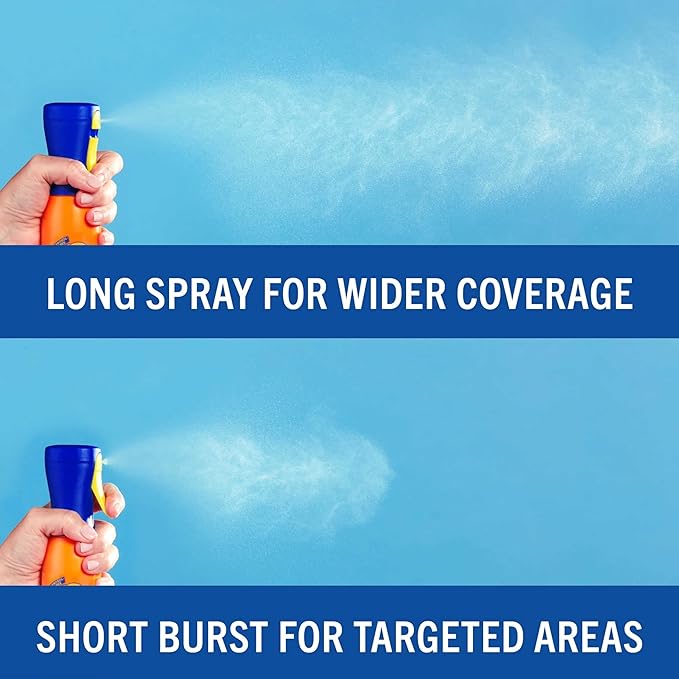 Banana Boat 360 Coverage Sport Sunscreen Mist SPF 50 | Refillable Bottle, Spray Sunscreen SPF 50, Non-Aerosol Sunblock, 360 Coverage Spray, 5.5Fl Oz