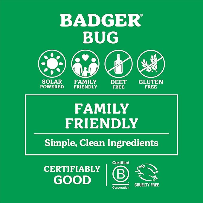 Badger Mineral Sunscreen & Bug Spray Combo - SPF 40 Reef Safe Sport Sunscreen w/Zinc Oxide & DEET-Free Natural Insect Repellent