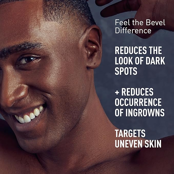 Bevel 10% Glycolic Acid Toner Pads for Face,Helps Remove Dead Skin Cells and Reduce Ingrown Hairs for Even Skin Tone and Texture,(Packaging May Vary),45 Count (Pack of 2)