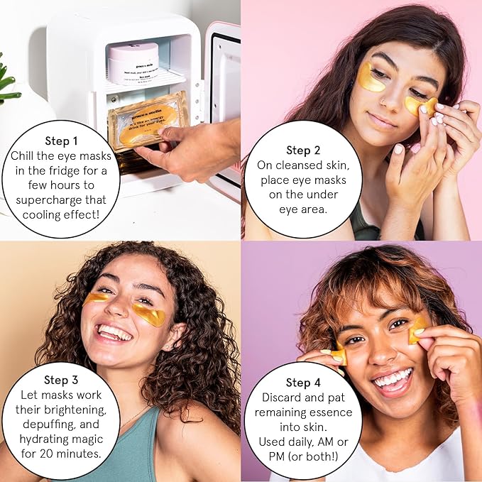 grace & stella Under Eye Mask Variety Pack - 18 Pairs of Under Eye Patches for Dark Circles - With 6 Colors (3 Pairs/Color) - Gifts for Women - Gel Masks Puffy Eyes for Women, Vegan
