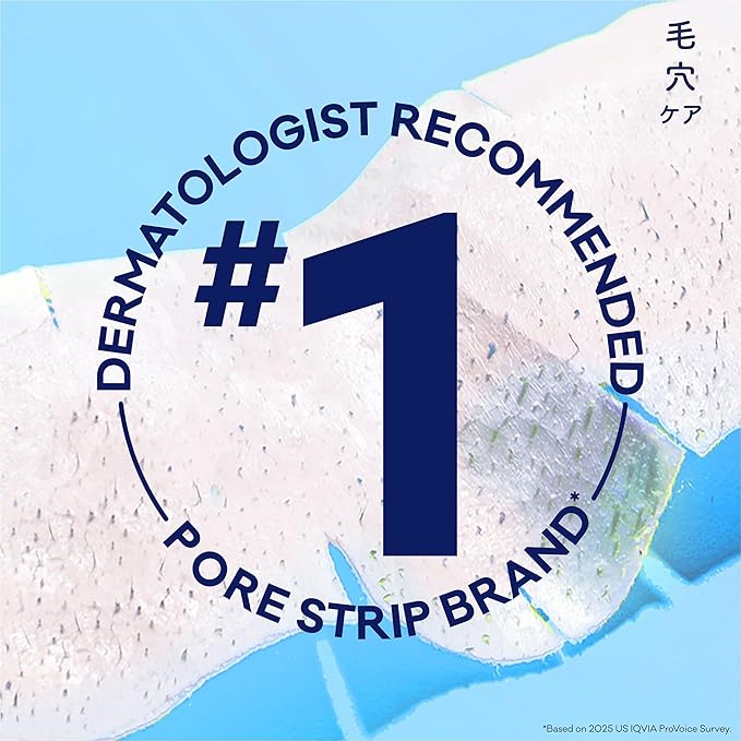 Bioré Original Blackhead Remover Strips, Deep Cleansing Nose Strips With Instant Pore Unclogging, Features C-Bond Technology, Oil-Free, Non-Comedogenic Use, 14 Count