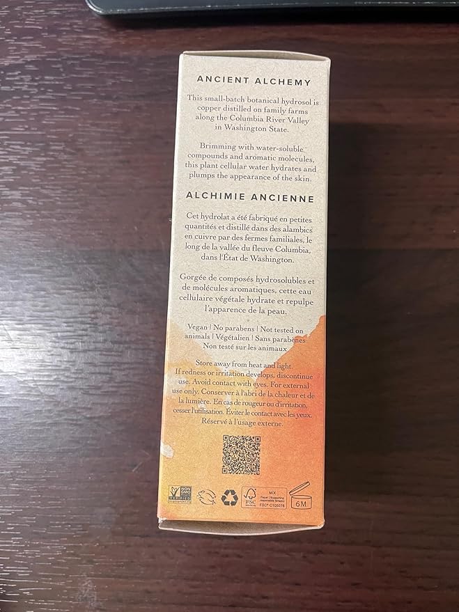 evanhealy Lemon Thyme HydroSoul | Copper Distilled Hydrosol | Purifying Facial Tonic | Organic Plant Face Toner | Purify & Decongest Blemished, Congested, Teen Skin