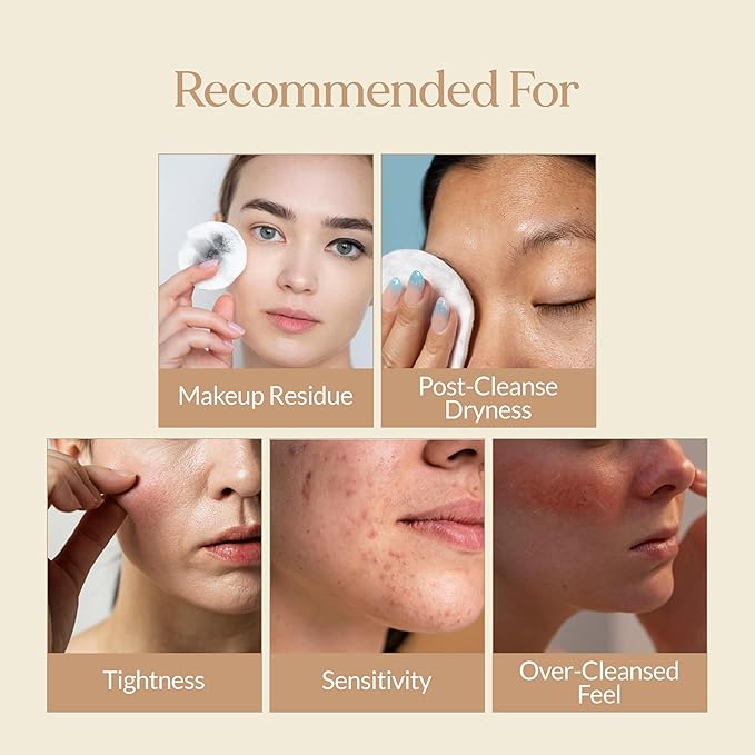 LU'PIUM Rice Deep Cleansing Toner – 81% Rice Bran Water Micellar Formula for Pore Purifying and Hydration with 7 Types of Hyaluronic Acid, Korean No-Rinse Skincare Toner