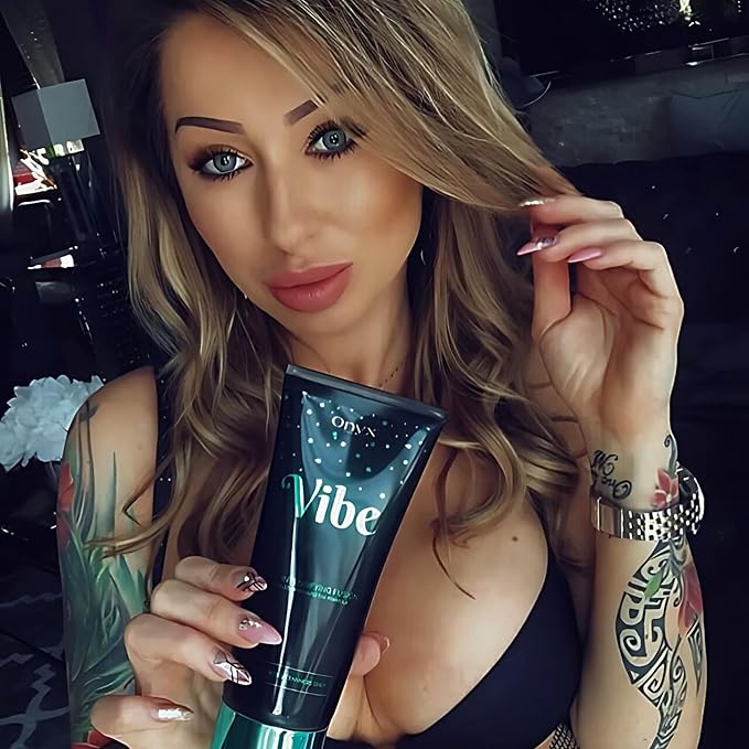 Onyx Vibe Advanced Tanning Bed Accelerator | Indoor Tanning Bed Intensifier | Outdoor Sun Tan Maximizer | Naturally Radiant Sun-Kissed Tan with Bronzer-Free | Flawless Finish