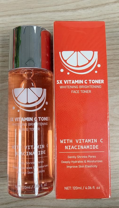 Toner for Face, with Vitamin C Niacinamide Gentiana Scabra Extract, Even Skin Tone, Pore Minimizing, Oil Control,Locks in Moisture,4.06 fl.oz