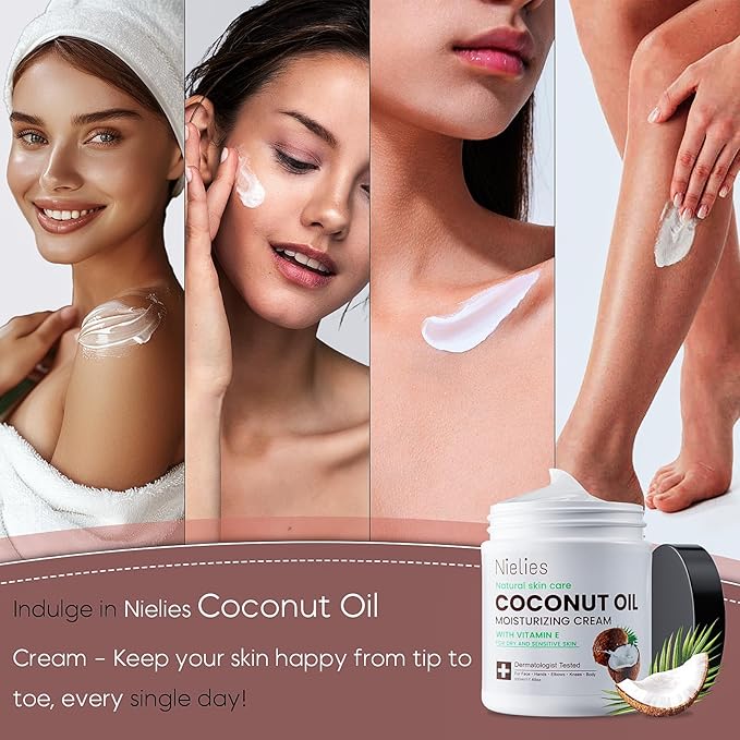 2 x 500ml Jars of Intense Hydration for Dry Skin & Body - Fast Absorbing Unscented Lotion, Face Moisturizer & Hand Cream