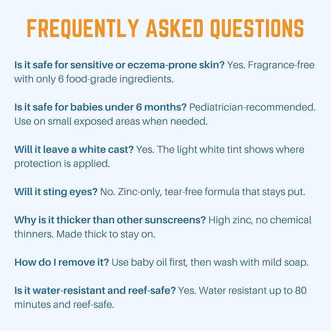 Waxhead Baby Sunscreen SPF 35, 25% Non-Nano Zinc Oxide Mineral Sunscreen for Babies, Infants & Toddlers, Kids Sunblock Face and Body Lotion, Tear-Free, Reef-Safe (4 oz)