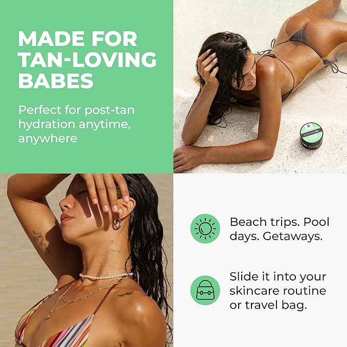 BYROKKO Aloe Vera Gel (215 ml), Fast-Absorbing After-Tanning Cooling Gel, Hydrating Aftersun Skincare