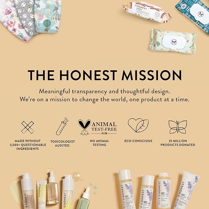 The Honest Company Mama Hydrating and Soothing Glow On Body Belly Oil,Plant Based Hypoallergenic,Fragrance-Free,4.2 fl oz,(Pack of 2)