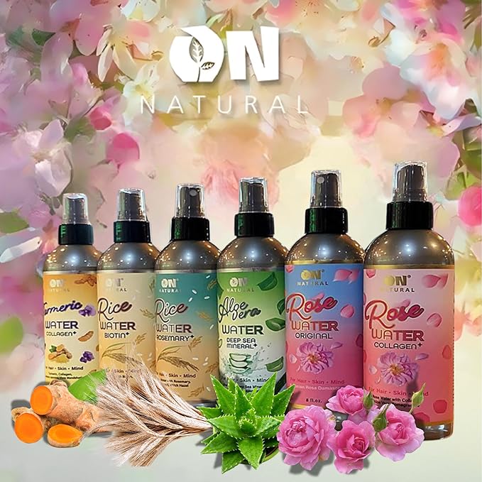 On Natural Aloe Vera Deep Sea Mineral Facial and Hair Mist, 8oz Facial and Hair Mist