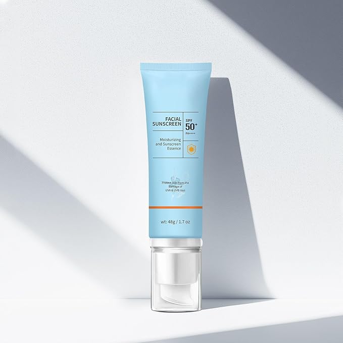 Clear Face Sunscreen SPF 50 Oil-Free, Non-Greasy Facial Sunscreen for Sensitive Skin & Acne-Prone, Hydration, Broad Spectrum UVA/UVB, Water-Resistant 80 Min, No White Cast, Reef-Safe & Vegan (3)