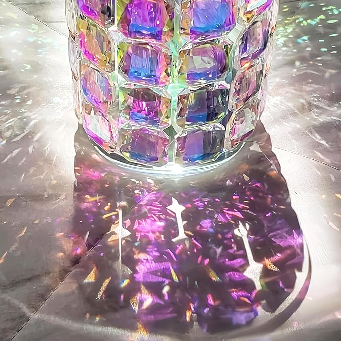 Makeup Organizer,Makeup Brush Holder,Multifunctional Toothbrush Holders,Pen Holder,Utensil Holder, Bathroom Vanity Countertop Canisters,Sparkle Crystals Home Organization and Storage