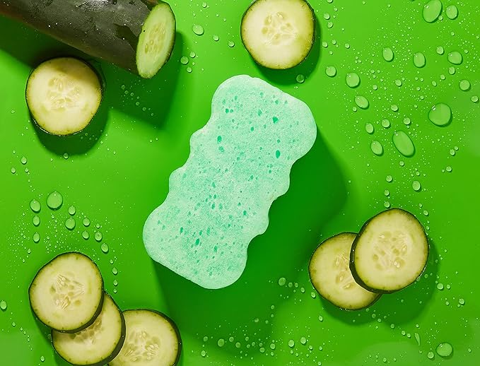 Spongeables Body Wash in a 20+ Wash Sponge, Cool Cucumber, 1 Count