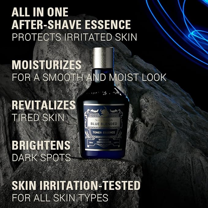 Scott Hamish Blue Blended Lotion Essence + Blue Blended Toner Essence Bundle