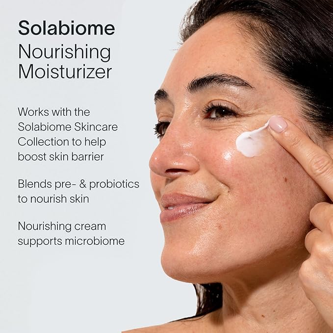 Solawave Probiotic Korean Cloud Cream Moisturizer with Peptides & Hyaluronic Acid | Solabiome Prebiotic Barrier Boosting Complex – Skincare for Aging & Dryness, 1.7 Oz. (Pack of 2)