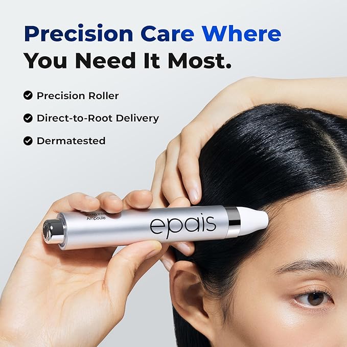 EPAIS 4 Weeks Hair Scalp Serum for Women, Peptide Serum for Hair Care, Nourishing and Hydrating Ampoule for Fuller-Looking Hair, Biotin, Keratin, Clinically Tested, 15ml, 0.5 fl oz