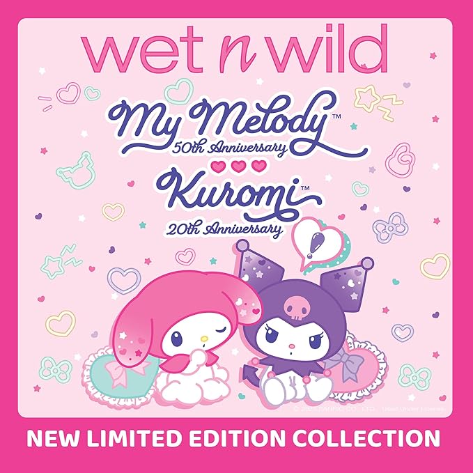 wet n wild My Melody and Kuromi 5-Piece Makeup Brush Set