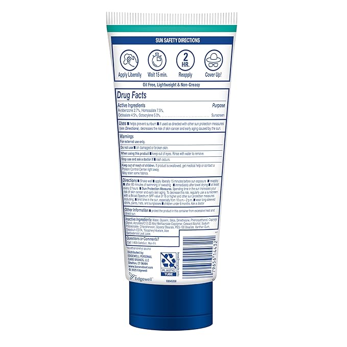 Banana Boat Sheer Sensitive Body Lotion, SPF 50, 6oz