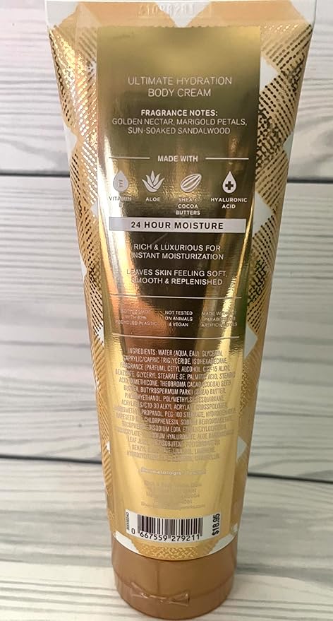 Bath & Body Works Gingham Glow Ultimate Hydration Body Cream 8 Ounces Pack of 2