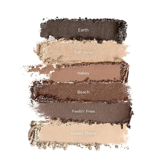 JOAH Eyeshadow Palette, Escapades Eye Makeup, 6 Shades, Richly Pigmented, Long Lasting Powder Shadow in Matte & Shimmer Finishes, Korean Beauty Palettes, Nudist Colony