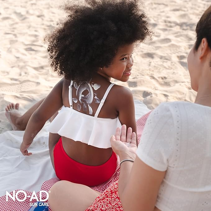 NO-AD KIDS SPF 50 Sunscreen Lotion | Non-Greasy, Waterproof Kids Sunscreen | Suitable for All Skin Types | Broad Spectrum Protection for Active Lifestyles 3oz Travel Size