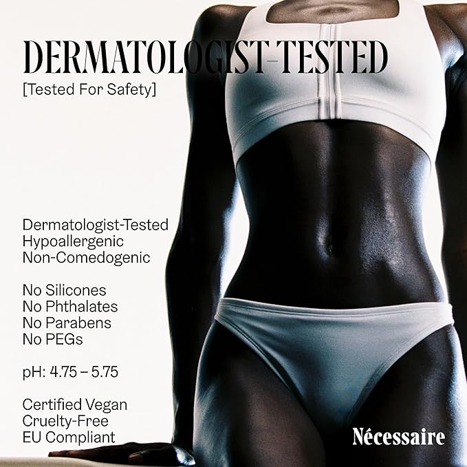 Nécessaire The Body Lotion Eucalyptus – Multi-Peptide Moisturizer - Firming Body Lotion for Women + Men. 2.5% Niacinamide. Non-Comedogenic + Hypoallergenic for Sensitive Skin – 450ml/15.2 fl oz