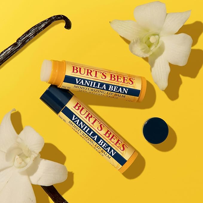 Burt's Bees Easter Basket Stuffers, In Full Bloom Lip Balm Set, Original Beeswax, Dragonfruit Lemon, Tropical Pineapple & Strawberry, Natural Origin Lip Treatment, 4 Tubes, 0.15 oz.