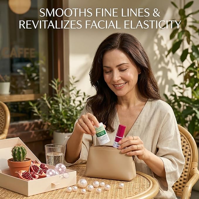 Multi Balm Stick Duo – Calcium & Collagen Firming Wrinkle Stick + Cactus Cooling De-Puff Pore Tightening Stick, All-in-One Face & Eye Care for Visible Pores and Dry Lines