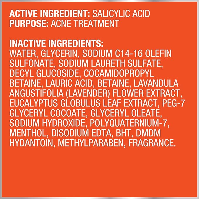 Biore Blemish Fighting Ice Cleanser Face Wash with Salicylic Acid, Clears and Helps Prevent Acne Breakouts, Cools & Refreshes Skin, Oil Free, 6.77 Oz