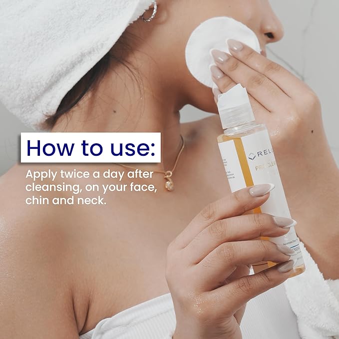 Relumins Clear Skin Toner with Salicylic Acid, Neem Extract & Pear Ferment – Balancing Facial Toner for Smooth, Hydrated & Refreshed Complexion – Gentle Daily Skincare Gift - 100ml