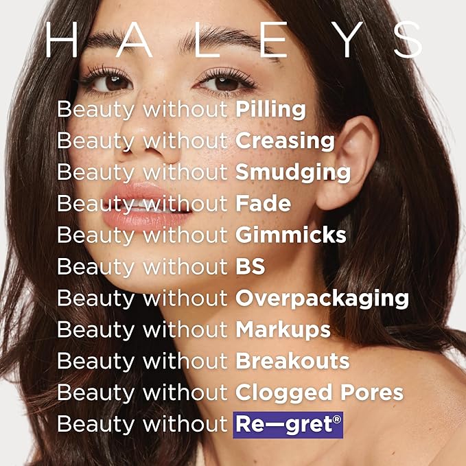 HALEYS Beauty Retractable Face Makeup Brush, Make Up Brush for Powder, Foundation, Bronzer & Blush, Mess-Free Design with Streak Free Airbrushed Finish, On the Go & Travel Friendly, Gifts for Women