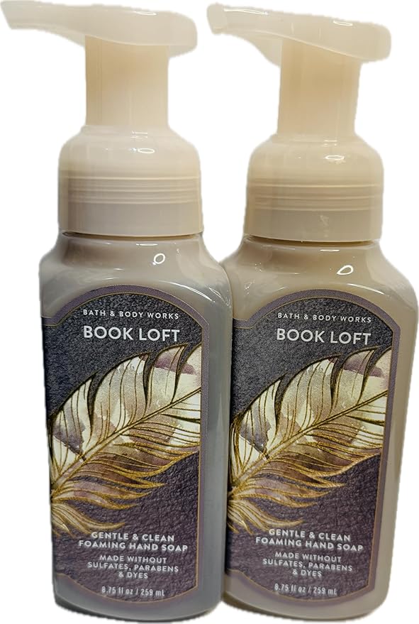 Bath and Body Works Book Loft Gentle Foaming Hand Soap Pack of 2