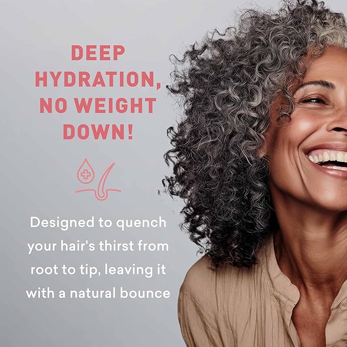 Just Nutritive Gray Hair Conditioner | Gray Hair Treatment | Just Natural Hair Care | Natural Conditioner 16 Oz.