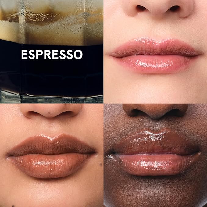 Glossier Balm Dotcom Hydrating Tinted Lip Balm - Universal Salve, Up to 12Hr Moisture for Dry Lips, Cuticles & Skin - Lanolin, Beeswax & Castor Oil - Espresso, Mocha Tint, 15ml