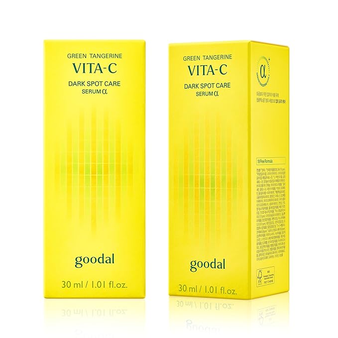GOODAL Green Tangerine Vitamin C Serum [Advanced Ver.] – Facial Serum with 5% Niacinamide & Exosome Technology | Helps Improve the Dull Skin for Radiant Skin | Korean Skincare 1.01 fl oz / 30 ml