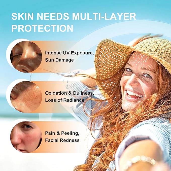 Tinted Sunscreen for Face SPF 60,Moisturizing Facial Mineral Sunscreen and Primer 2-IN-1,Body Sunblock,Hydrating Sunblock,Lightweight Tinted Moisturizer with SPF for All Skin 01
