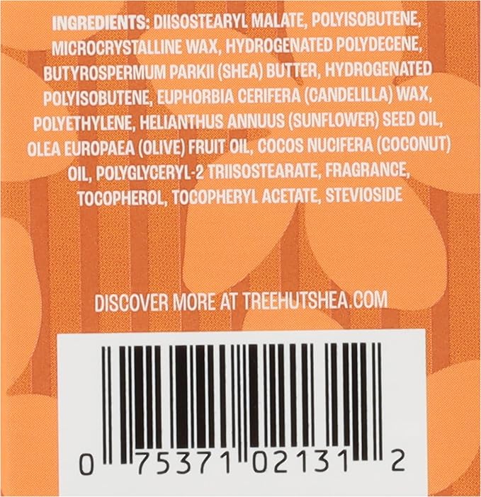 Tree Hut Golden Vanilla Overnight Lip Mask, Hydrating & Moisturizing Lip Treatment with Shea Butter, Vitamin E, Nourishing Lip Care for Soft, Smooth Lips, Overnight Lip Repair Balm, 0.6 oz