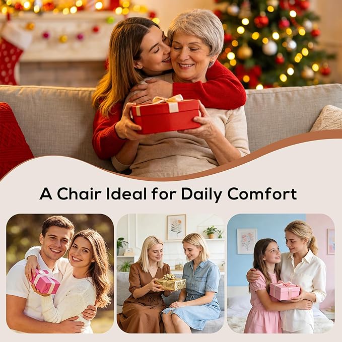 Small Round Desk Chair, Armless Vanity Chair with Wheels, Height Adjustable & 360° Swivel, Cute Comfy Vanity Computer Chair for Bedroom, Home Office, Black
