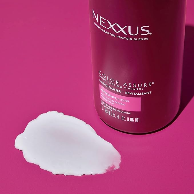 Nexxus Color Assure Conditioner for Vibrancy for Color Treated Hair Powered by Chromabond Sealer with Citric Acid 33.8 oz