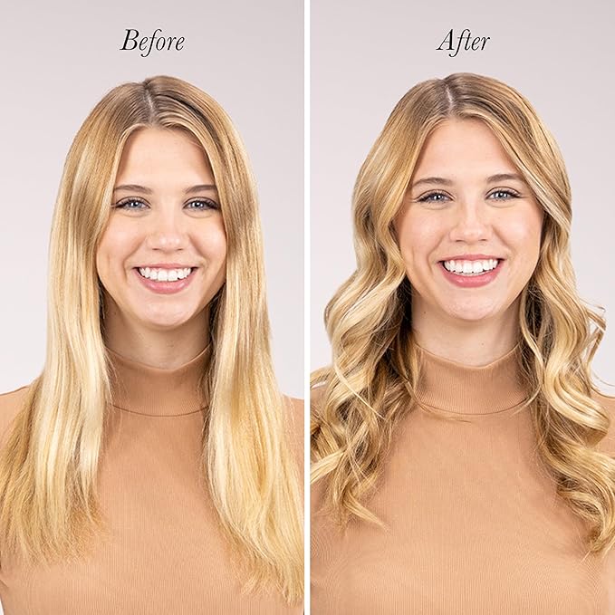 L'ANGE HAIR Le Duo Standard 360° Airflow 2 in 1 Straightener and Curler | 1 Inch Curling Wand & Titanium Flat Iron with 3.5" Plates | Hair Straightener & Curler for Short to Medium Hair (Black)