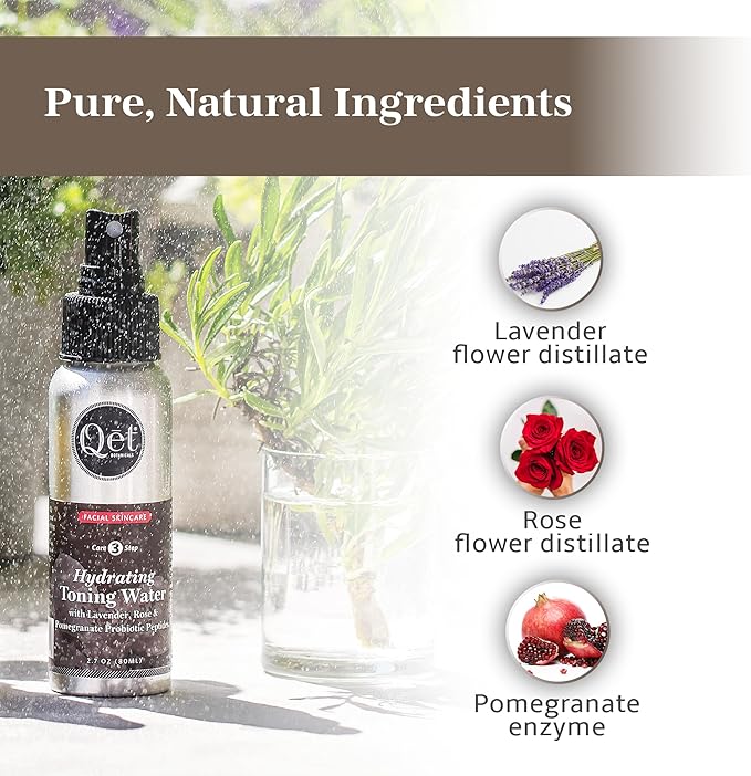 Hydrating Toning Water with Lavender & Rose