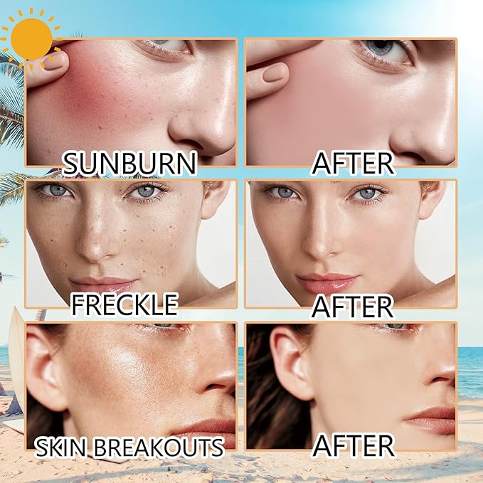 2Pcs Tinted Sunscreen for Face SPF 50, Universal Tinted Moisturizer SPF50 PA+++, Protector Solar Con Color, Hydrating Sun Essence Face Sunscreen, Non-Sticky, Long Lasting Protection, sunscreen Against