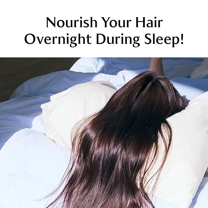 LADOR Snail Sleeping Hair Ampoule Serum - Intensive Overnight Leave-In Mask - Treatment for Frizzy Dry Damaged Thinning Hair Korean Haircare