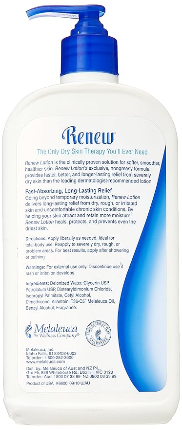 Melaleuca Renew Intensive Skin Therapy Lotion 20oz