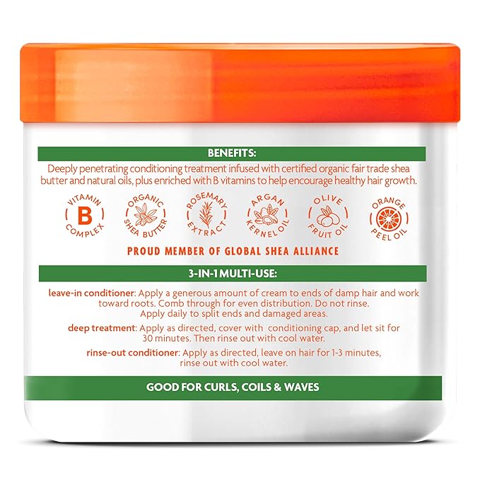 Cantu Argan Oil Leave in Conditioning Repair Cream, 16 Ounce